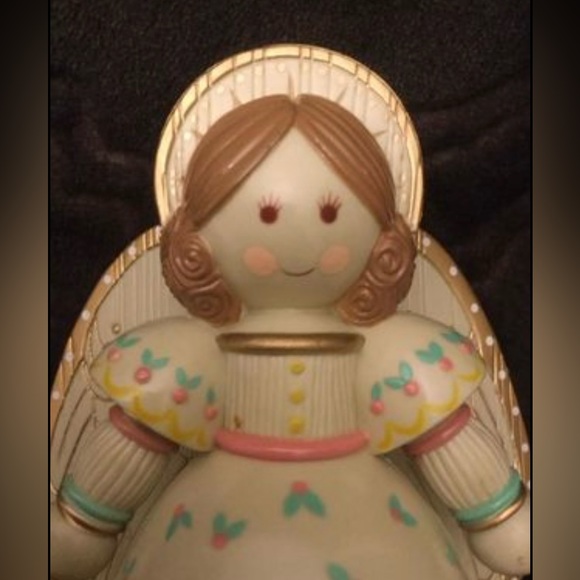 Vintage Angel Music BoxMade in Hong Kong Plays-“Silent Night”Christmas Holiday - Picture 8 of 14